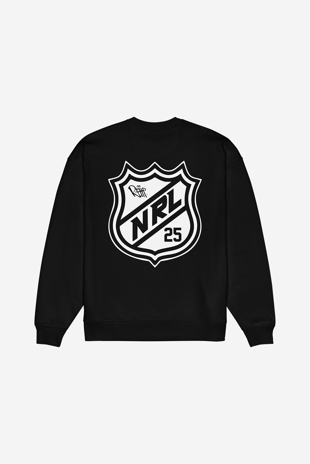 NRL RAT -  oversized sweatshirt (Black)