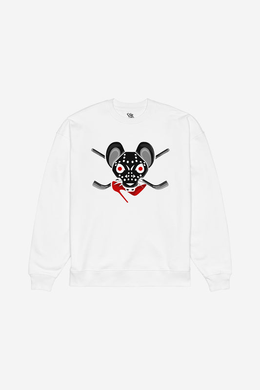 NRL RAT -  Oversized Sweatshirt (White)