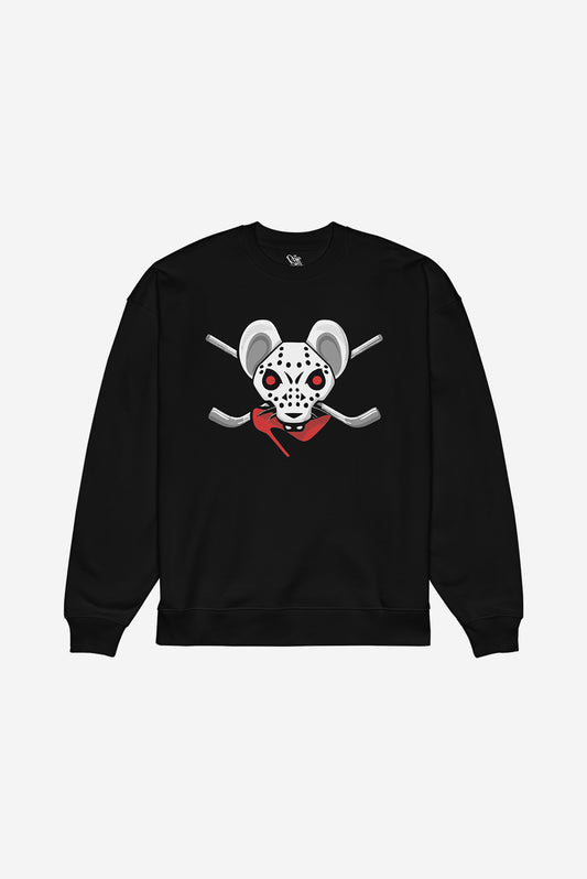 NRL RAT -  oversized sweatshirt (Black)
