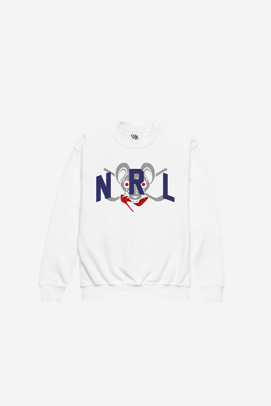 NRL - Youth crewneck sweatshirt (White)
