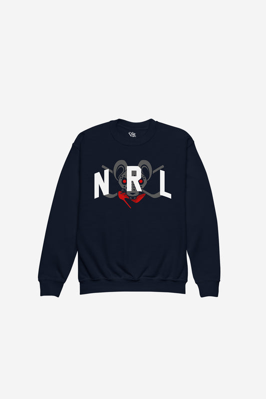NRL - Youth crewneck sweatshirt (Navy)