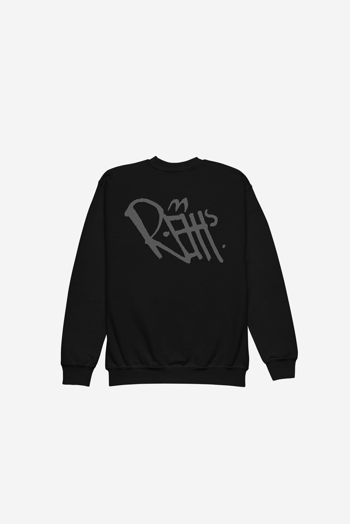 Rink Rats - Youth crewneck sweatshirt (Black)