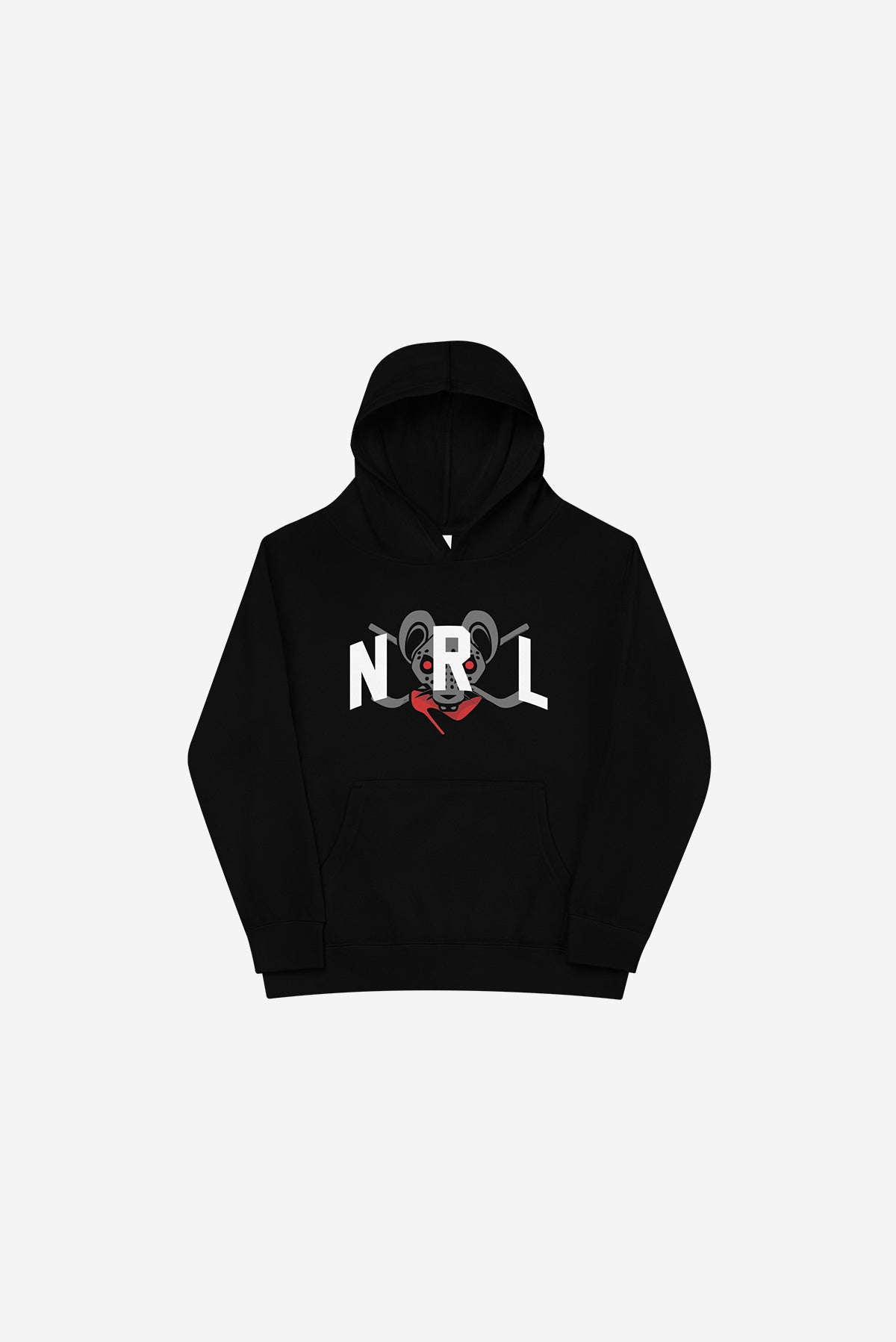 NRL - Kids fleece hoodie (Black)