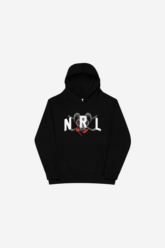 NRL - Kids fleece hoodie (Black)