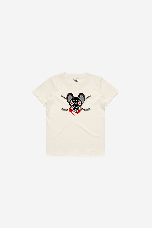 NRL RAT - Youth Short Sleeve T-Shirt (Cream)
