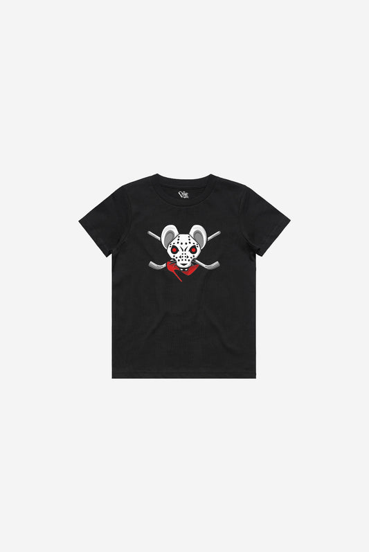 NRL RAT - Youth Short Sleeve T-Shirt (Black)