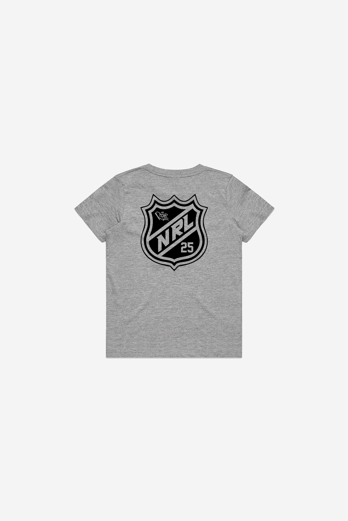 NRL RAT PACK - Youth Short Sleeve T-Shirt (Heather Grey)