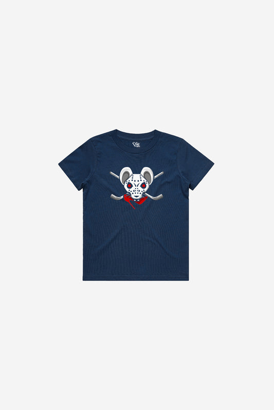 NRL RAT - Youth Short Sleeve T-Shirt (Navy)