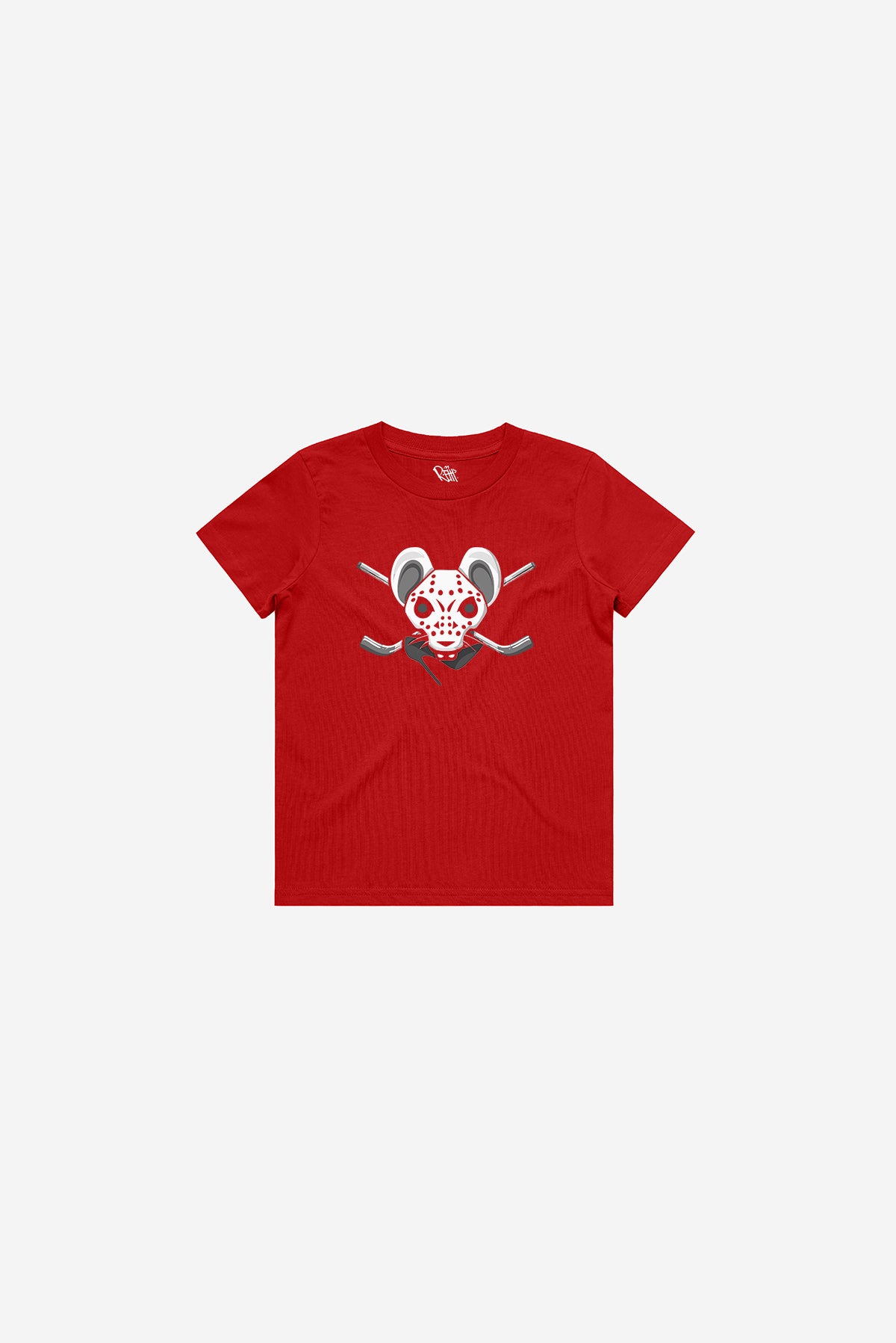 NRL RAT - Youth Short Sleeve T-Shirt (Red)