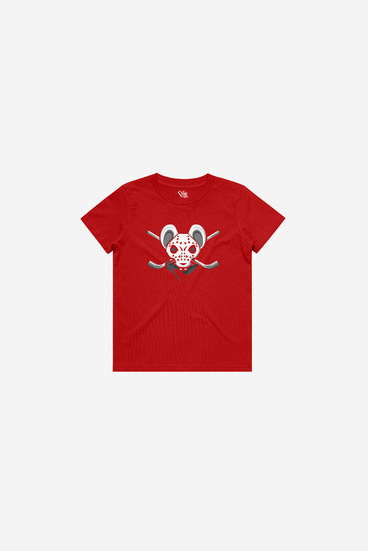 NRL RAT - Youth Short Sleeve T-Shirt (Red)