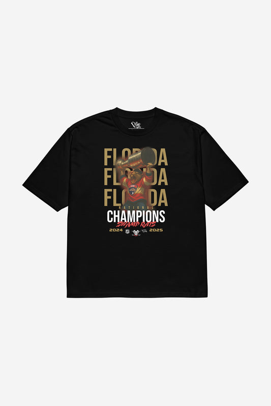 Swamp Rats - "Fan Favourite" - Oversized heavyweight t-shirt (Black)