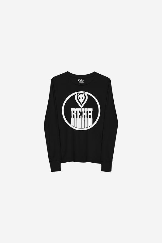 Edmonton Grease Rats - Youth long sleeve tee (Black)