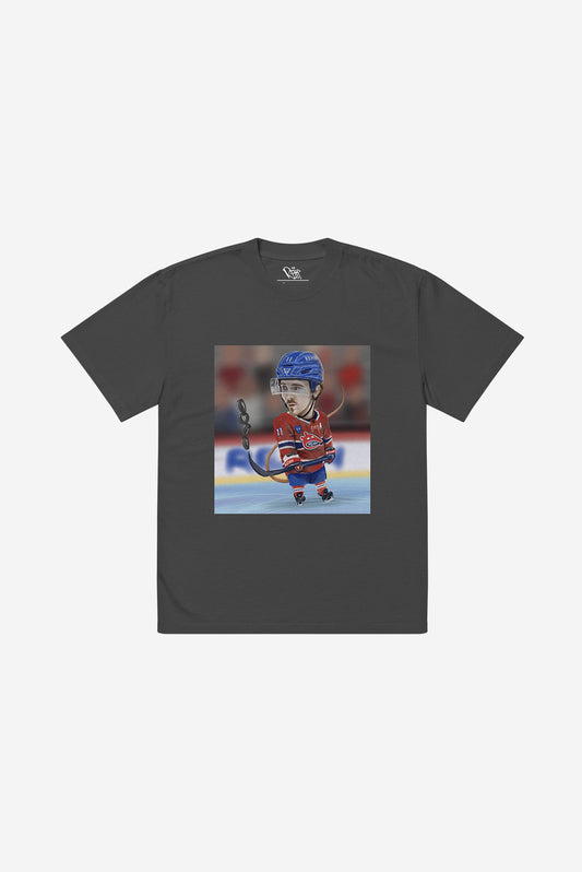 NRL "B. Tailagher" - Oversized faded t-shirt (Black)