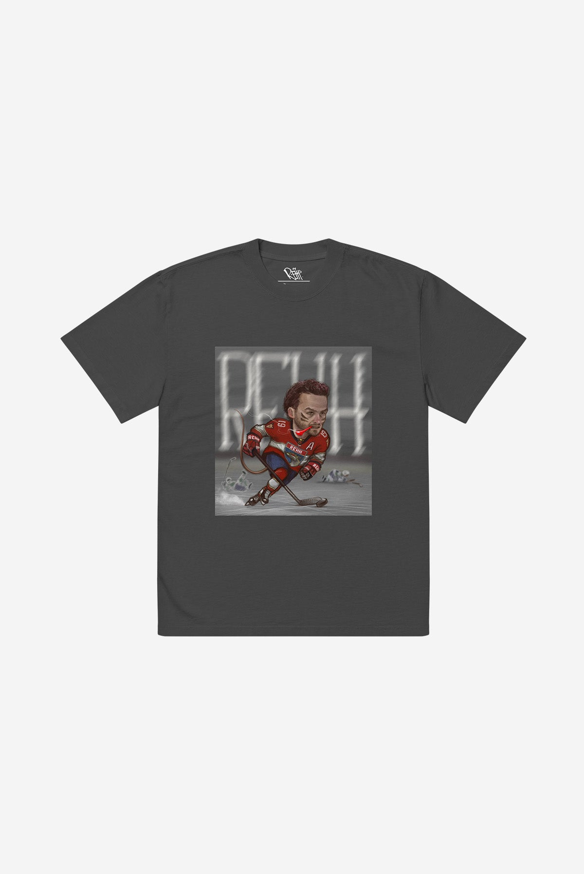 NRL "M. Whiskerchuk" - Oversized faded t-shirt (Black)