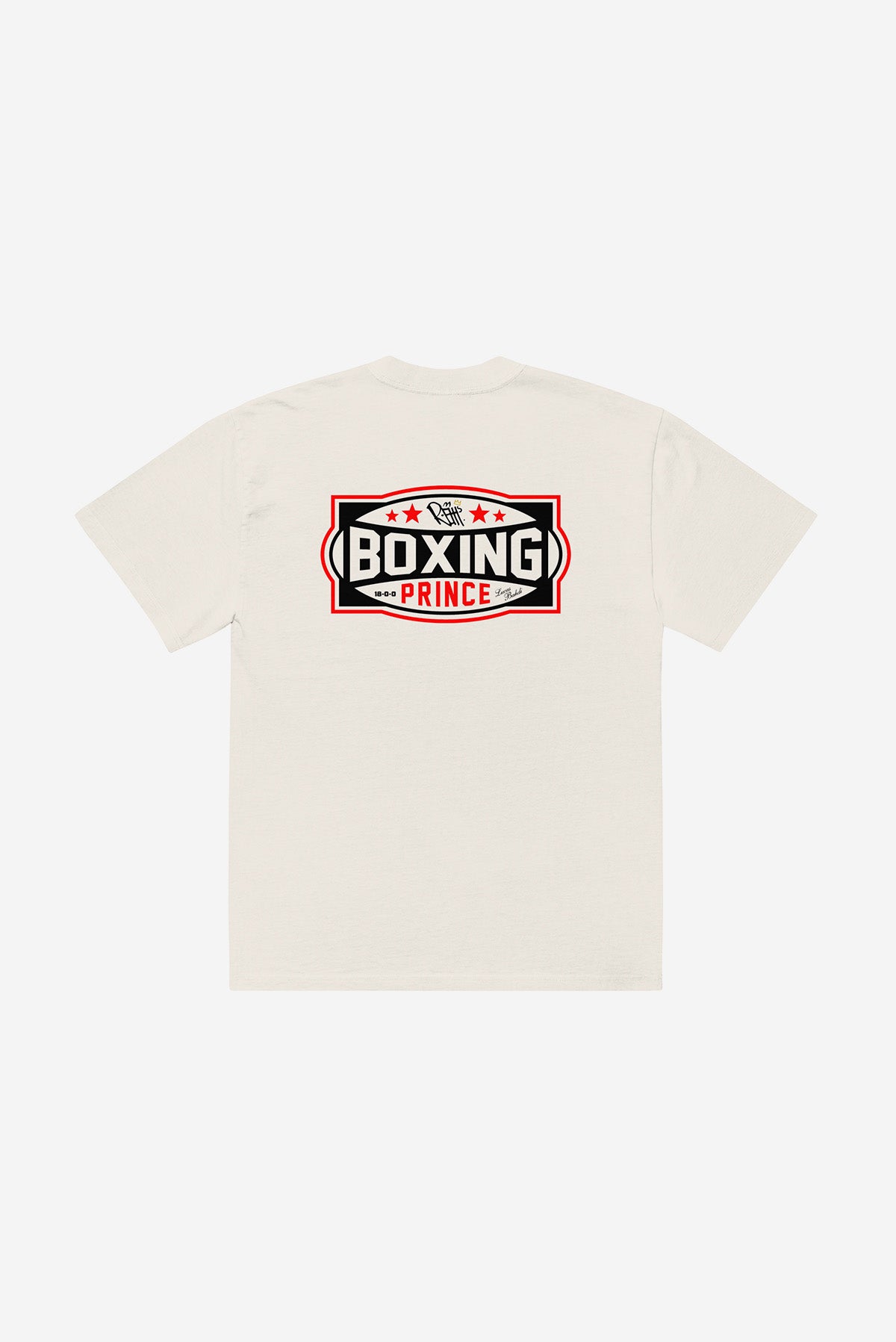 "Boxing Gym" - Oversized faded t-shirt (Bone)