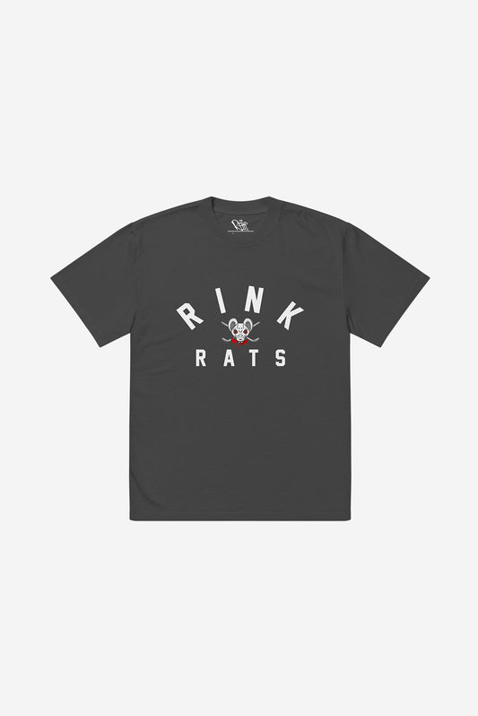 RINK RATS - Oversized faded t-shirt