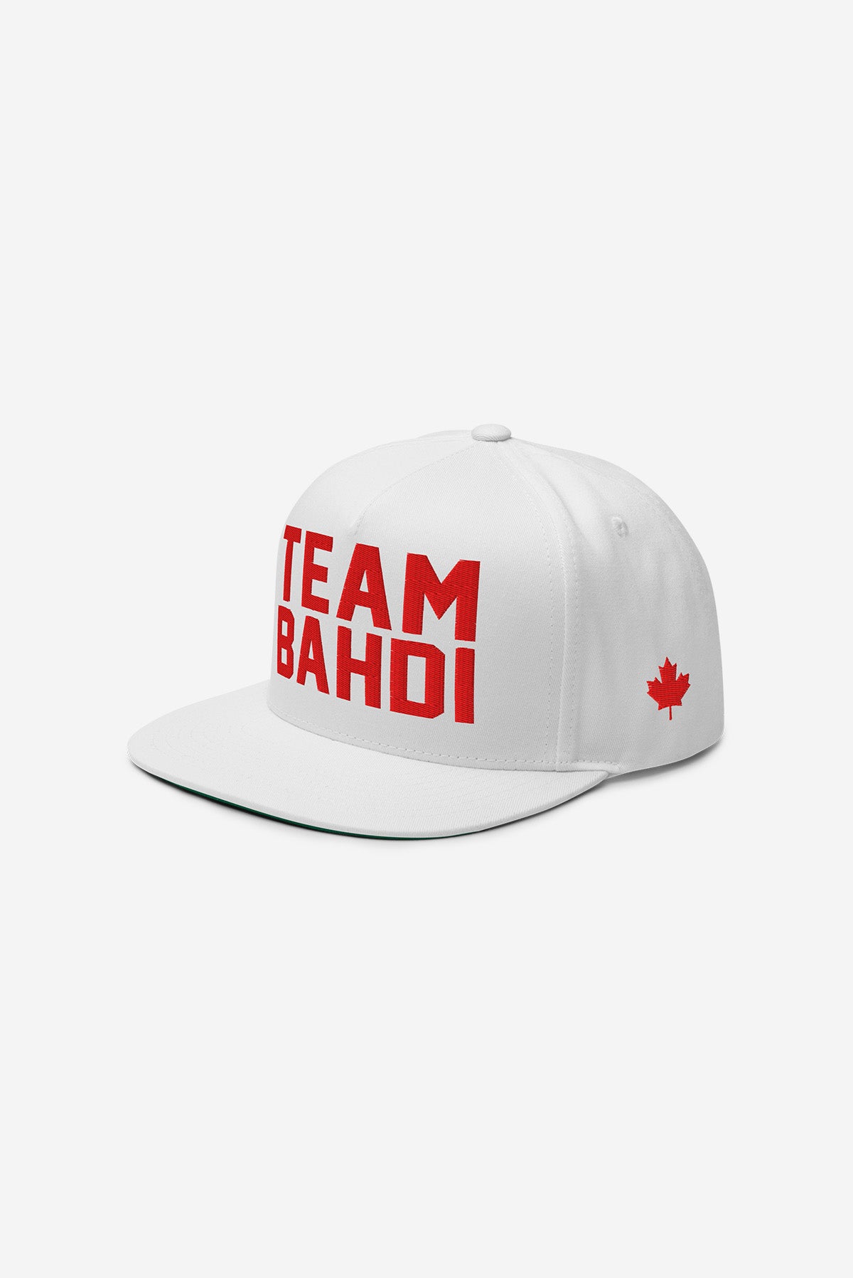 "Team Bahdi" - Flat Bill Cap (Whtite)