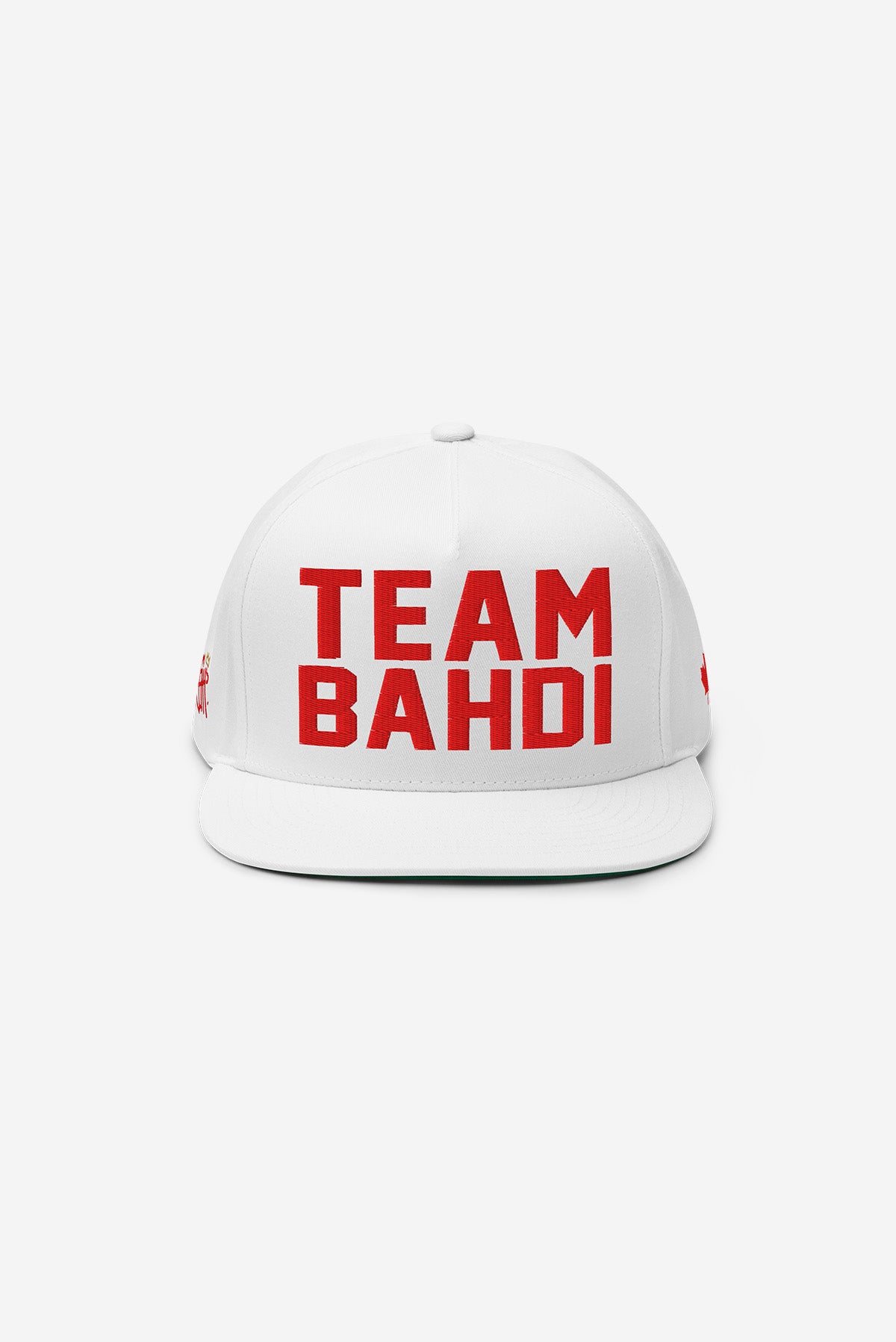 "Team Bahdi" - Flat Bill Cap (Whtite)