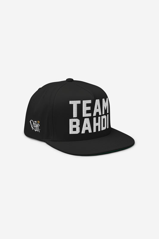 "Team Bahdi" - Flat Bill Cap (Black)