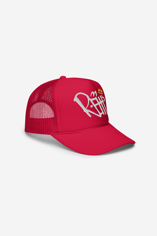 REHH x Prince "Logo" - Foam trucker hat (Red)