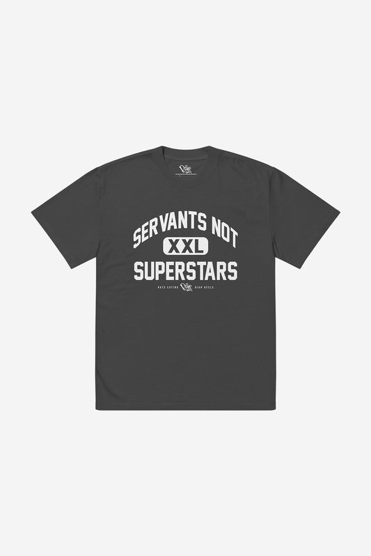 SNS GYM - Oversized faded t-shirt (Black)