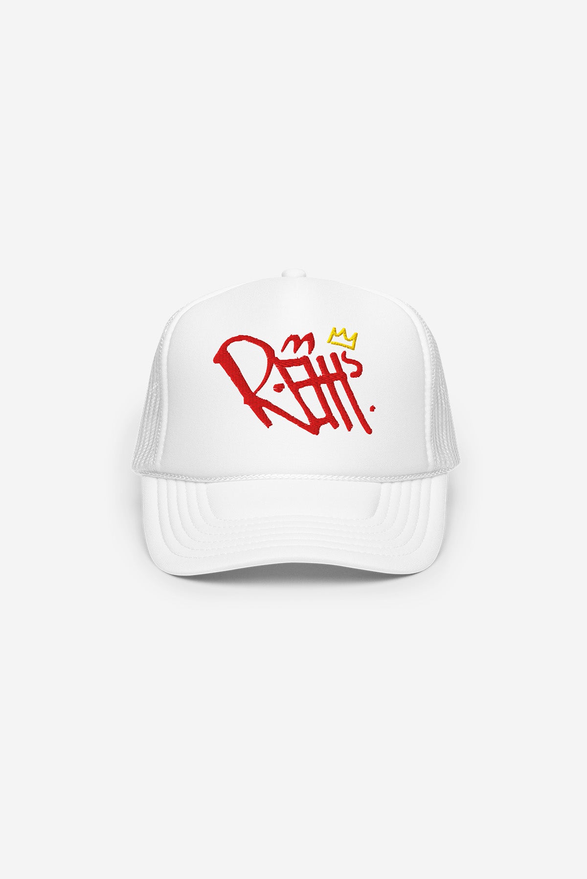 REHH x Prince "Logo" - Foam trucker hat (White)