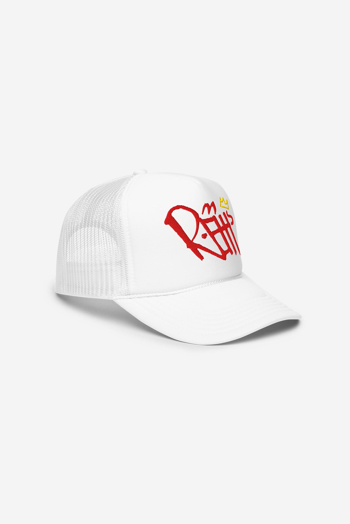 REHH x Prince "Logo" - Foam trucker hat (White)