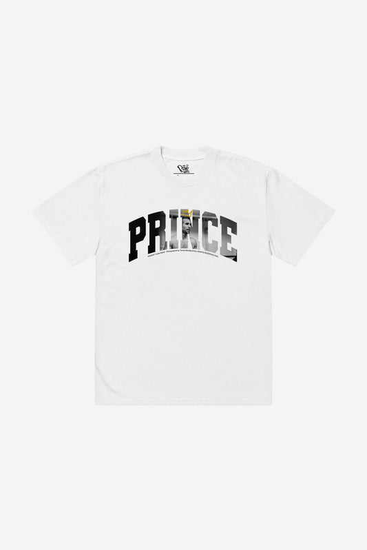 "PRINCE" - Oversized heavyweight t-shirt (White)