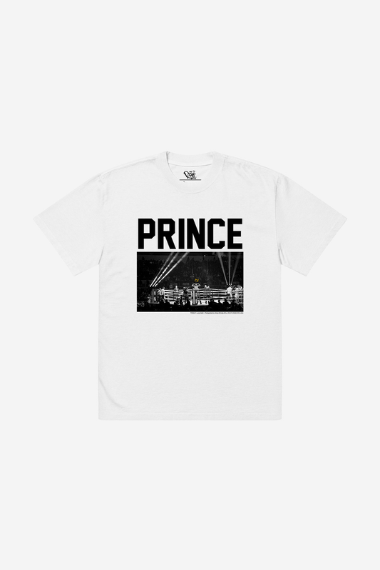 "Crowned Prince"  - Oversized heavyweight t-shirt (White)