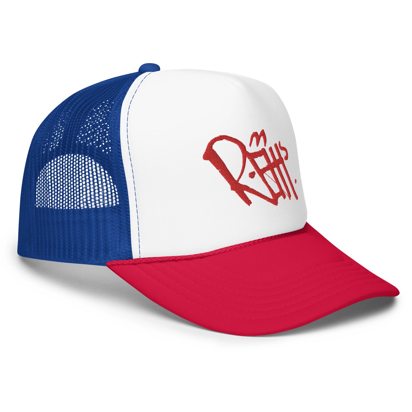REHH - Foam trucker hat (Red/Blue/White)