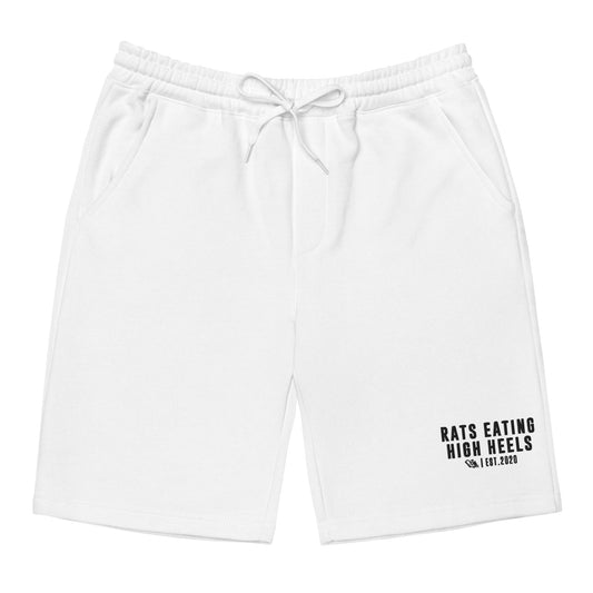 Varsity REHH - Men's fleece shorts (White)