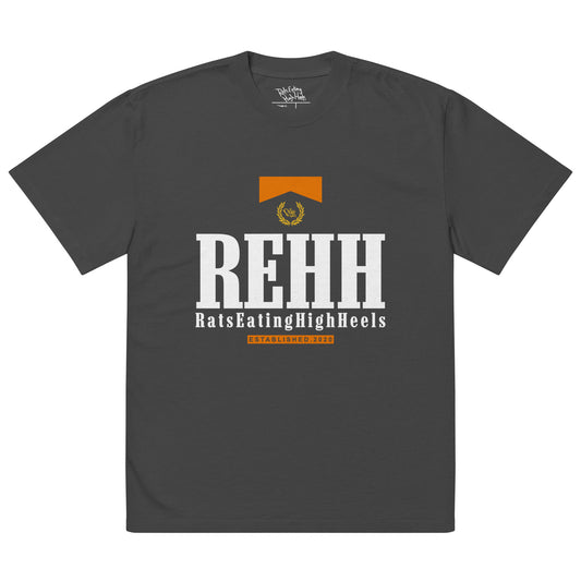 REHH Luxury Smoke - Oversized faded t-shirt (Black)