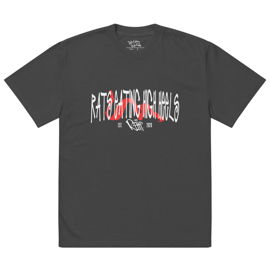 REHH  - Oversized faded t-shirt (Black)