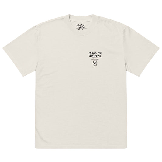 REHH WorldWide - Oversized faded t-shirt (Bone)