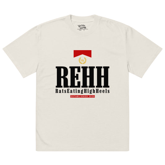 REHH Luxury Smoke - Oversized faded t-shirt (Bone)