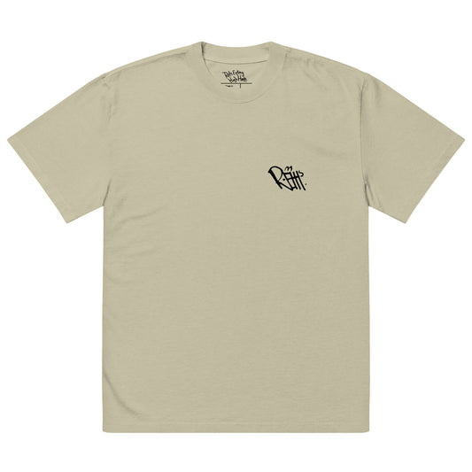 REHH Basic - Oversized faded t-shirt (Moss Green)