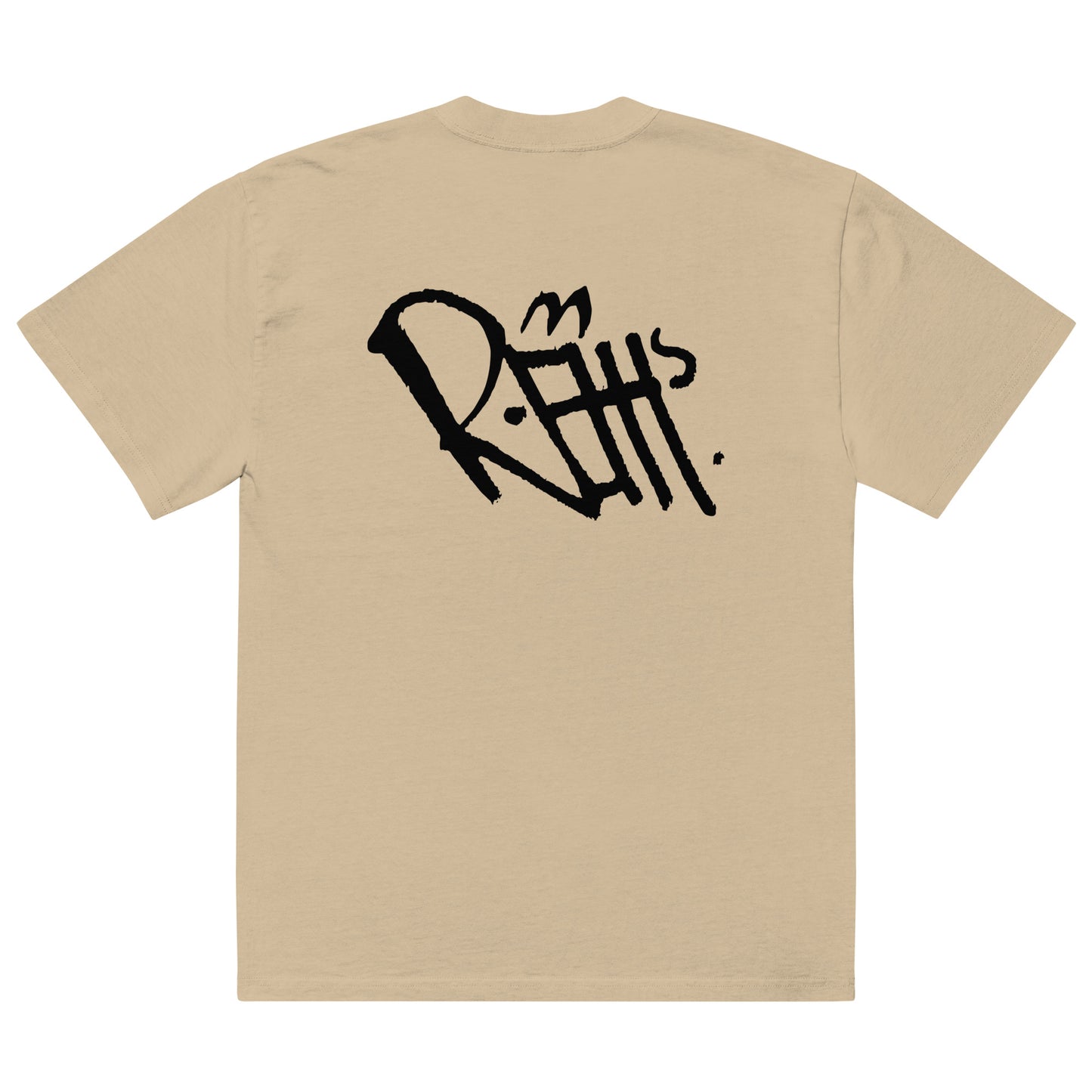 REHH Basic - Oversized faded t-shirt (Khaki)