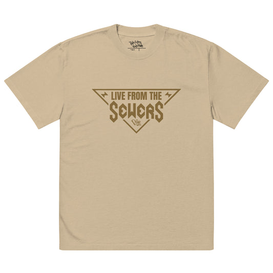 REHH LFTS - Oversized faded t-shirt (Khaki)