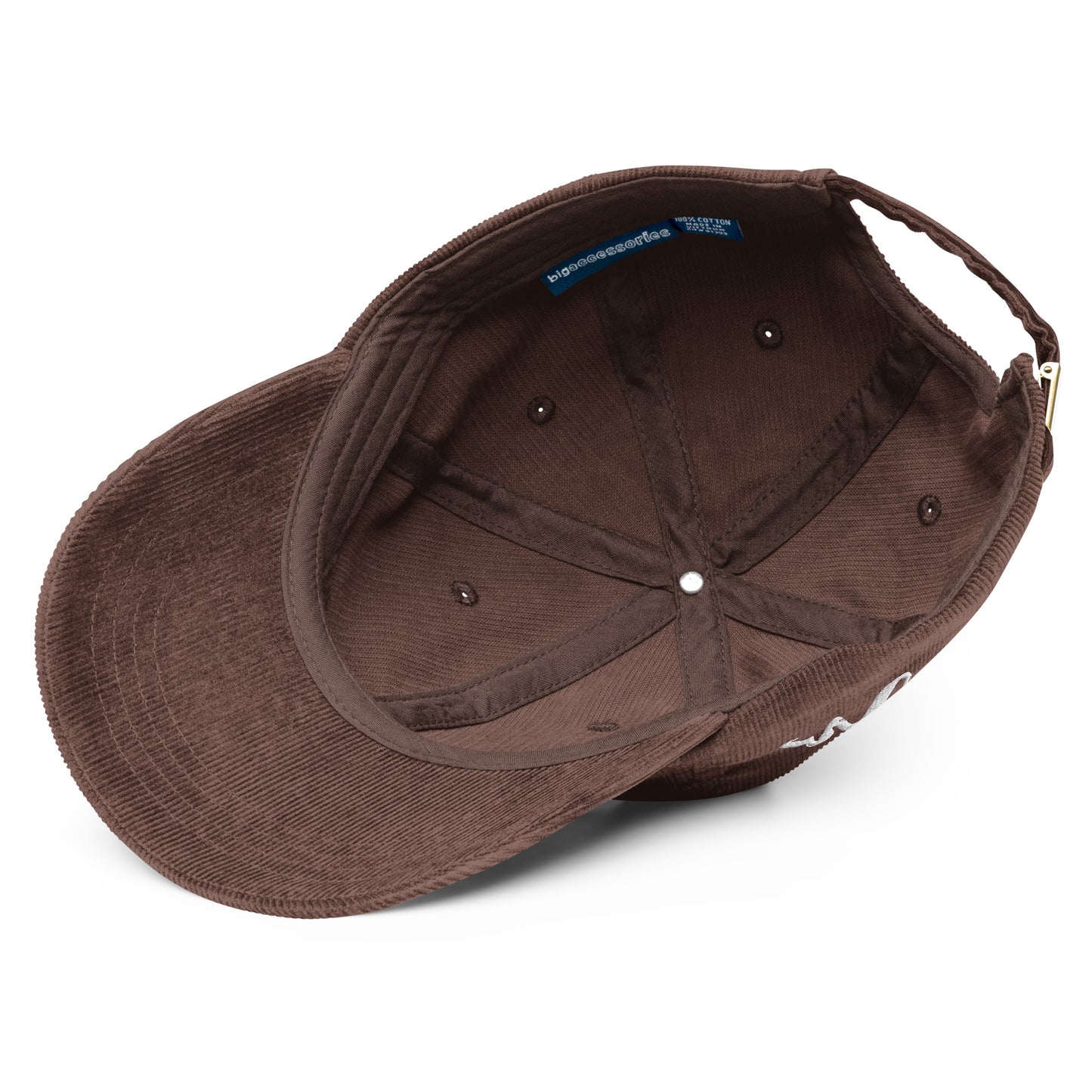 REHH Logo - Vintage Corduroy Dad Hat (Brown)