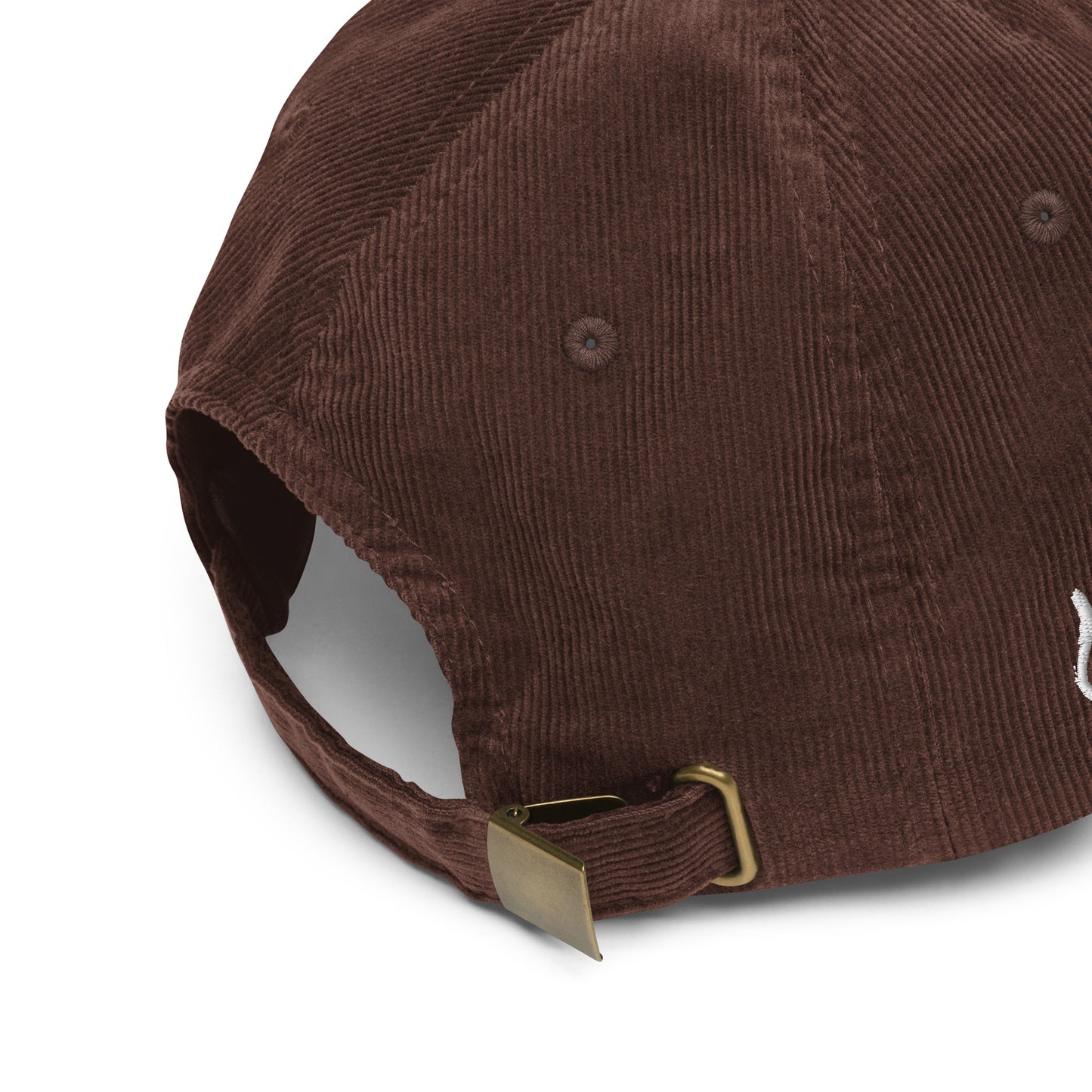 REHH Logo - Vintage Corduroy Dad Hat (Brown)