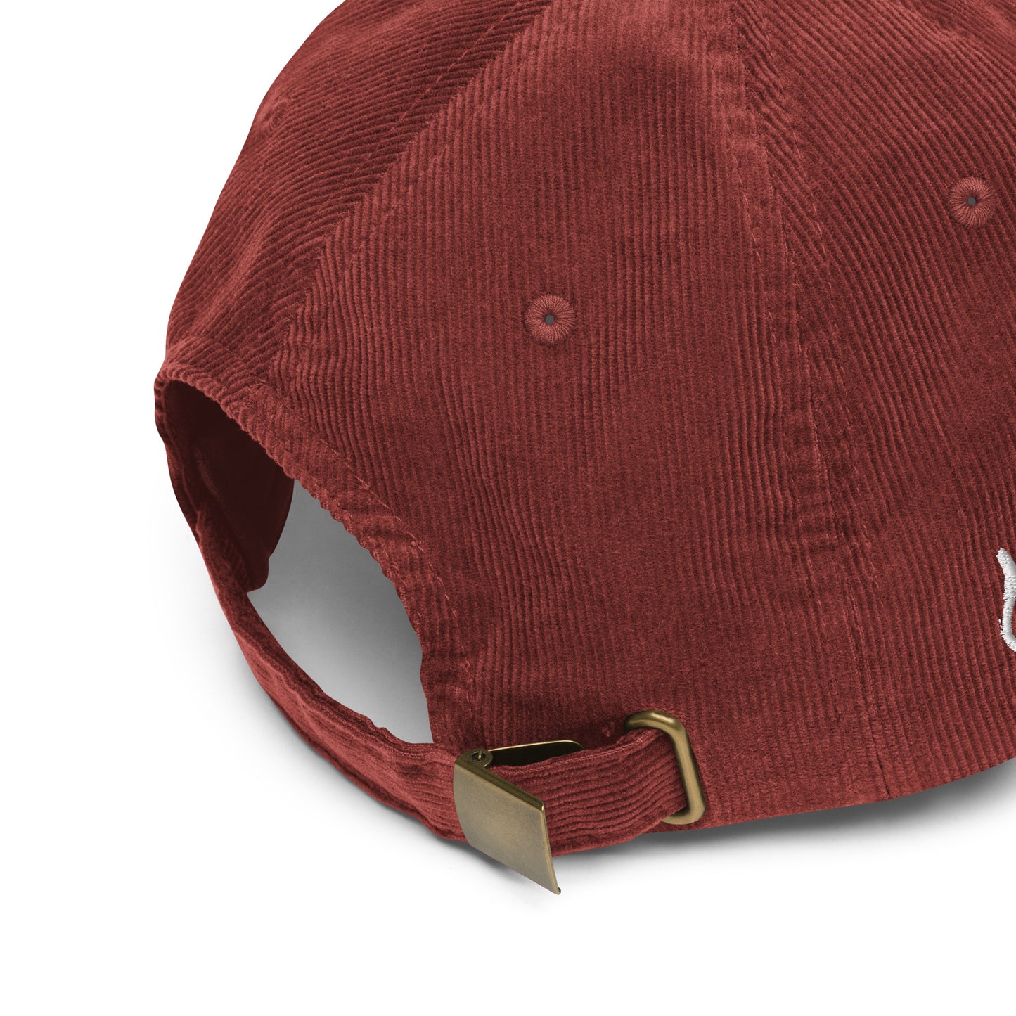 REHH Logo - Vintage Corduroy Dad Hat (Red)