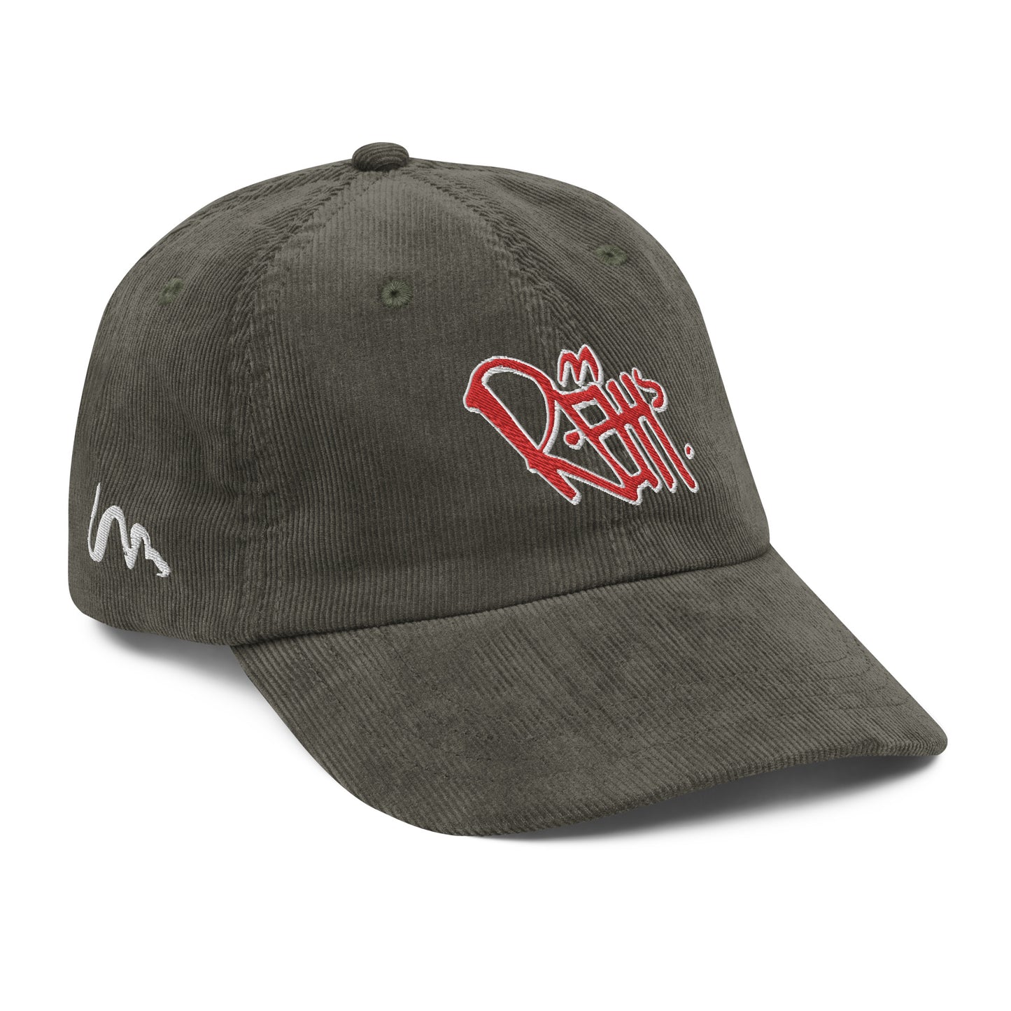 REHH Logo - Vintage Corduroy Dad Hat (Grey)